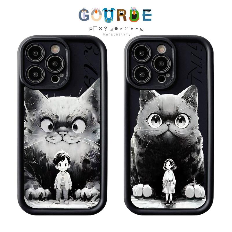 Phone Cases Xr Boys - Gourde Black Cat Girl Boy Cartoon