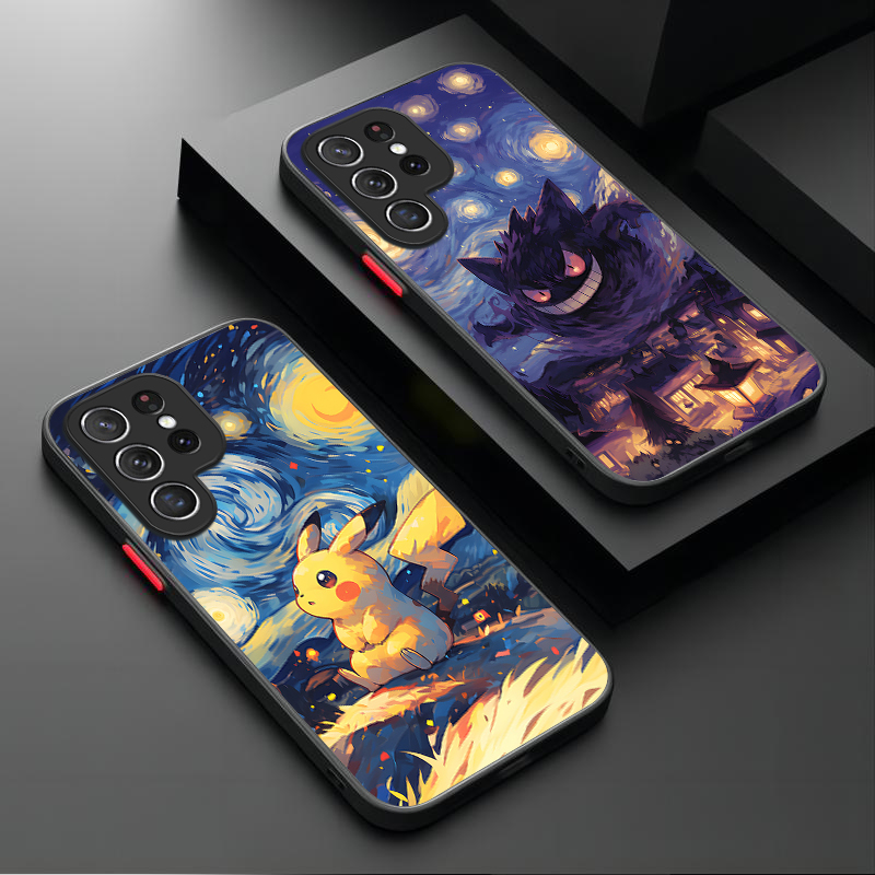 Phone Cases Samsung S25 Ultra - Pokemon Gengar Pikachu Case For Samsung