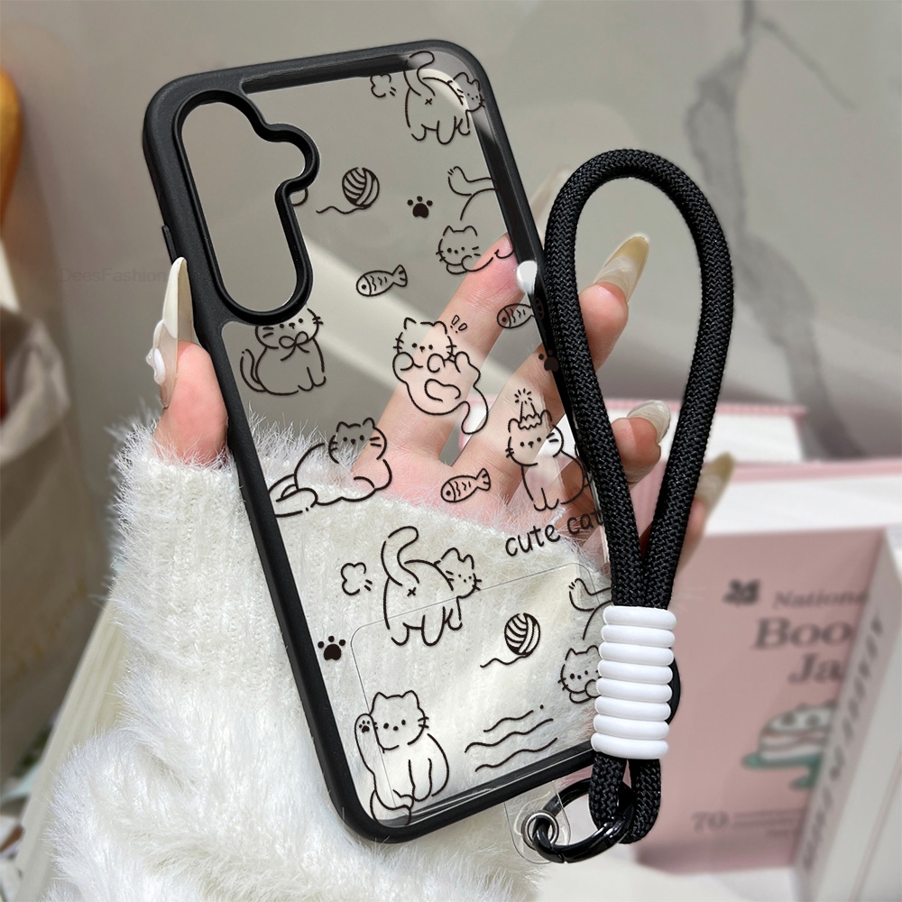 Phone Cases Cat - Cartoon Cat Phone Case For Samsung