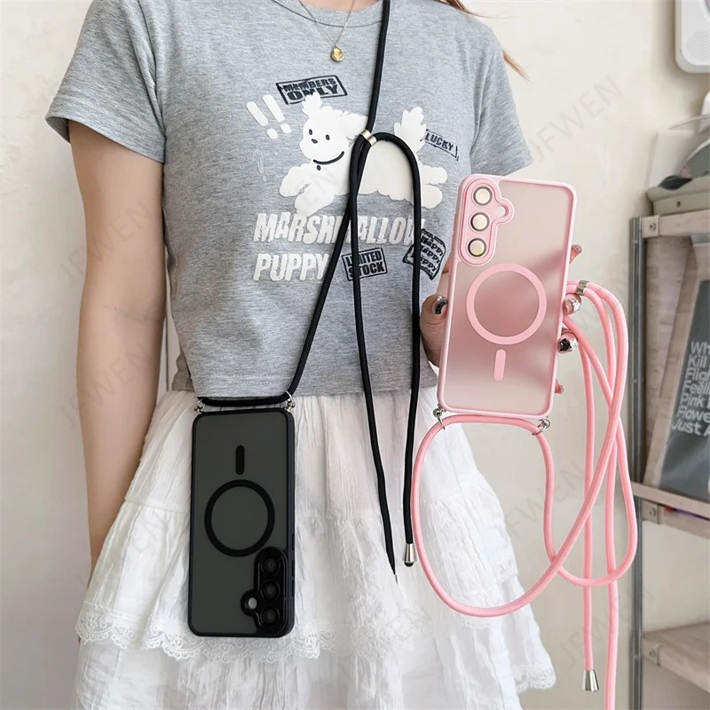 Phone Cases Com - Crossbody Lanyard Magnetic Phone Case，Specifically designed