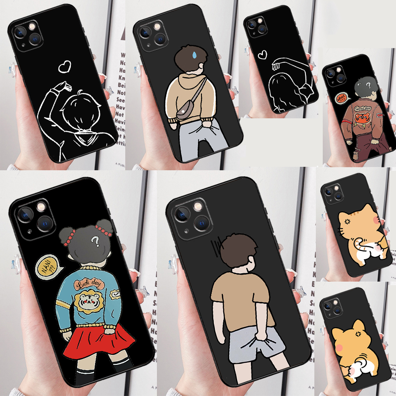 Cartoon Couple Love Boy Girl P - Phone Cases Xr Boys บทวิจารณ์และราคา