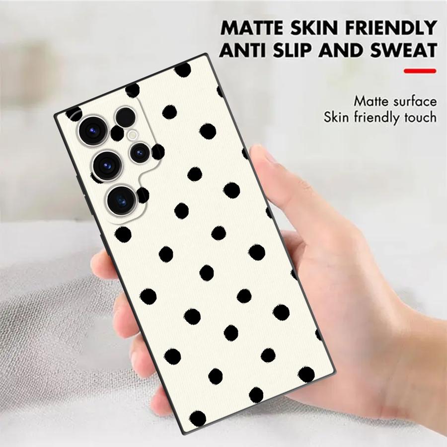 Retro Polka Dots Funda Phone C - Phone Cases Samsung S25 Ultra บทวิจารณ์และราคา
