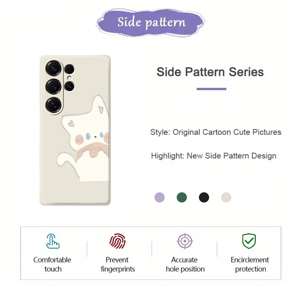 Cute White Cat Phone Case For  - Phone Cases Cat บทวิจารณ์และราคา