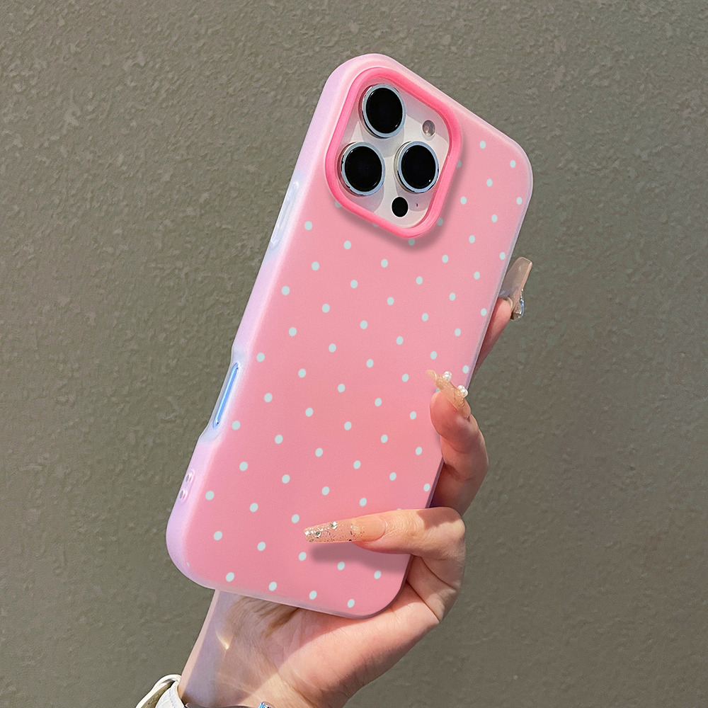 Adorable Light Blue Polka Dot  - Phone Cases Blue บทวิจารณ์และราคา