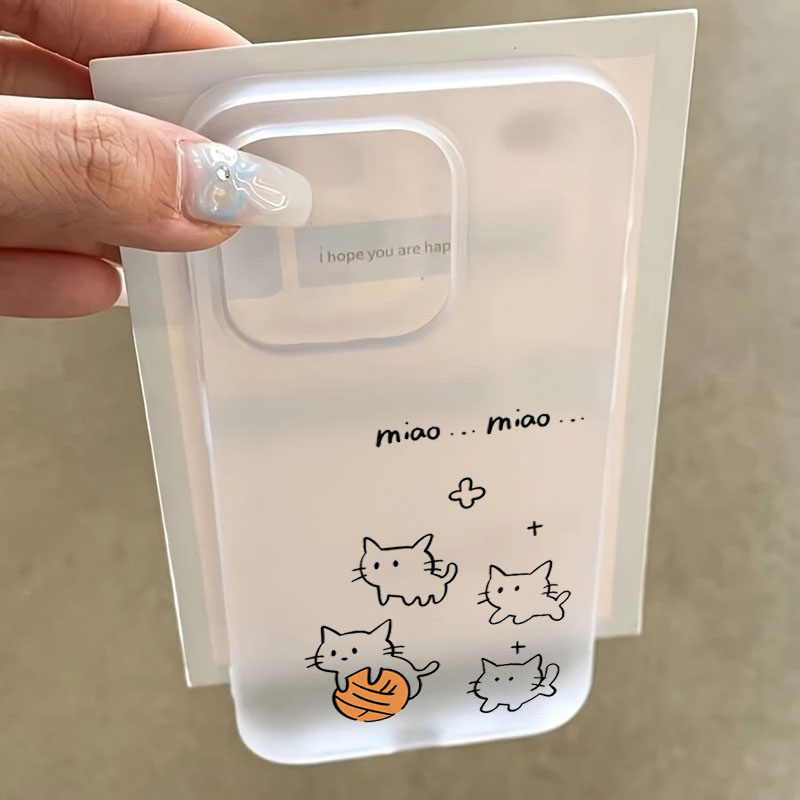Cute Black Cat Pattern Phone C - Phone Cases Cat บทวิจารณ์และราคา