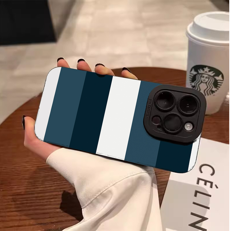 Blue White Striped Pattern Pho - Phone Cases Blue บทวิจารณ์และราคา
