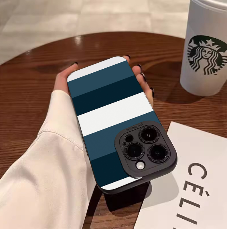 Blue White Striped Pattern Pho - Phone Cases Blue บทวิจารณ์และราคา