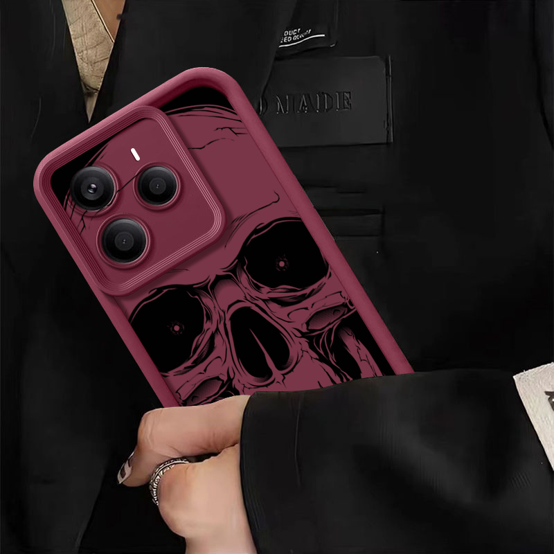 Cool Black Skull Print Phone C - Phone Cases Xiaomi 15 บทวิจารณ์และราคา