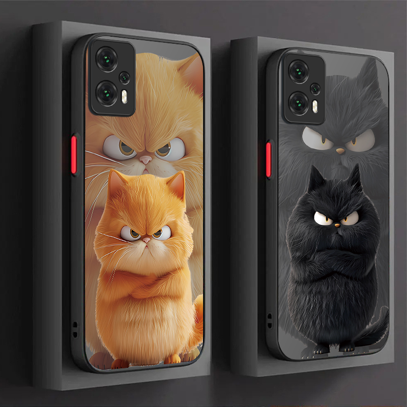 Cartoon Angry Cat Couple Style - Phone Cases Cat บทวิจารณ์และราคา