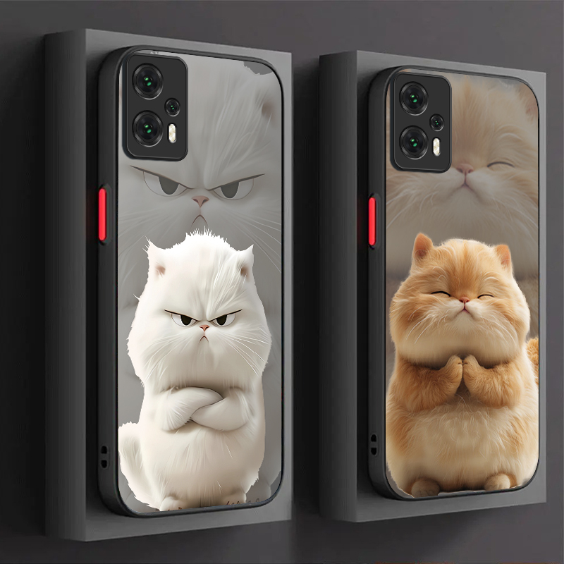 Cartoon Angry Cat Couple Style - Phone Cases Cat บทวิจารณ์และราคา