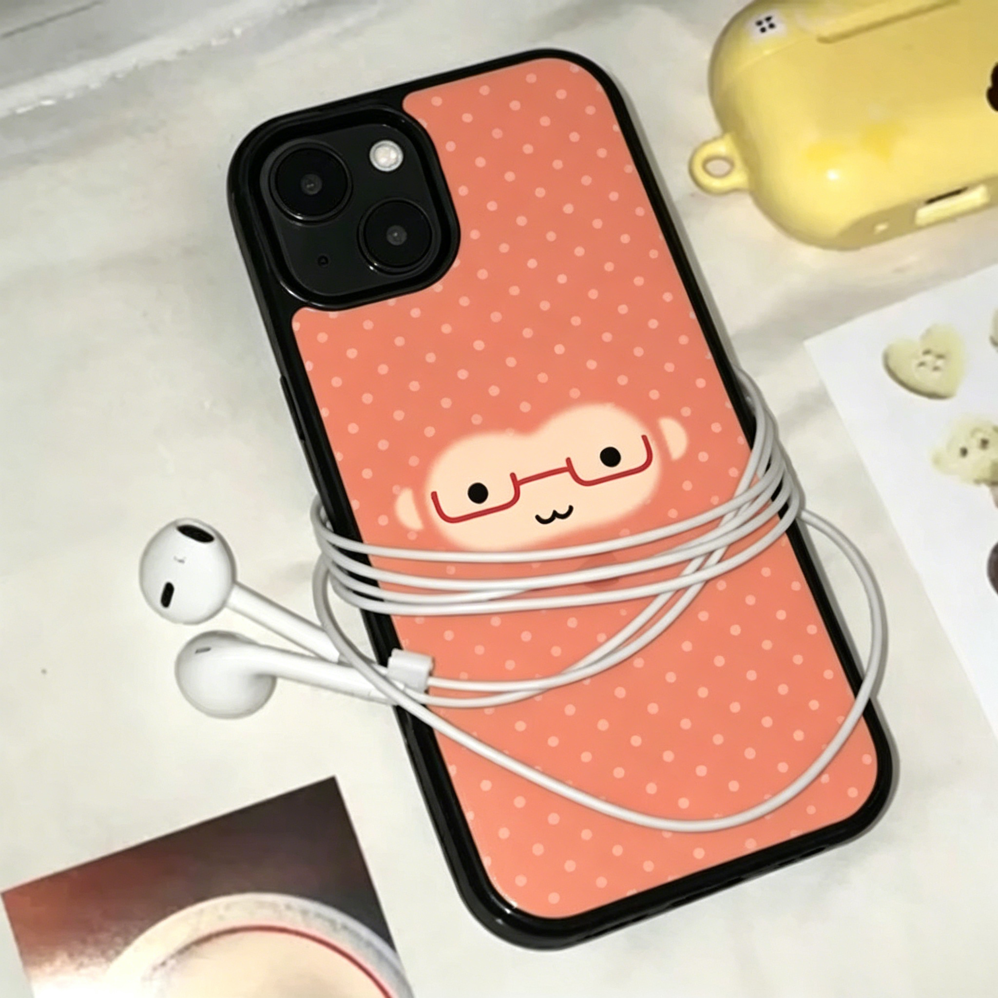 Korean Ins Cute Orange Polka D - Phone Cases Polka Dot บทวิจารณ์และราคา