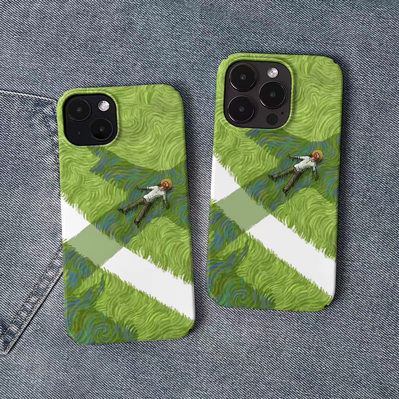 Green Lawn Resting Boy Phone C - Phone Cases Xr Boys บทวิจารณ์และราคา