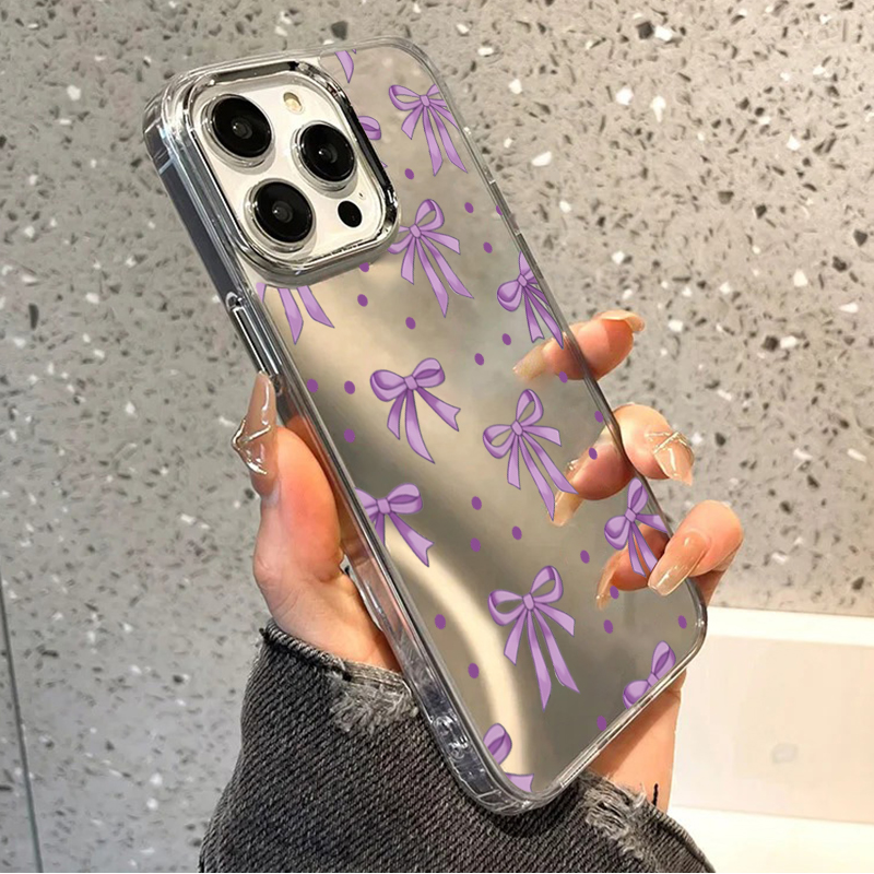 Cute Purple Bow & Polka Dot Mi - Phone Cases Polka Dot บทวิจารณ์และราคา