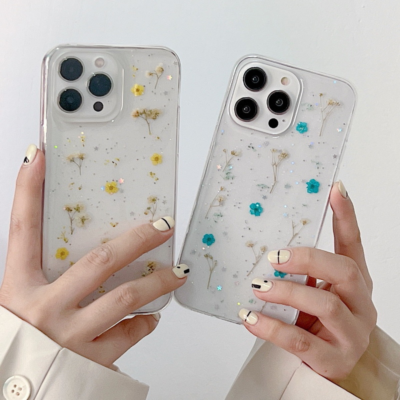 Luxury Dried Real Flower Bling - Phone Cases Ysl บทวิจารณ์และราคา