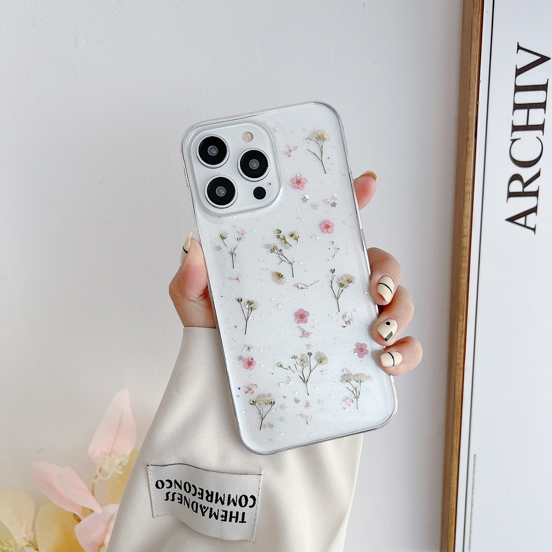Luxury Dried Real Flower Bling - Phone Cases Ysl บทวิจารณ์และราคา
