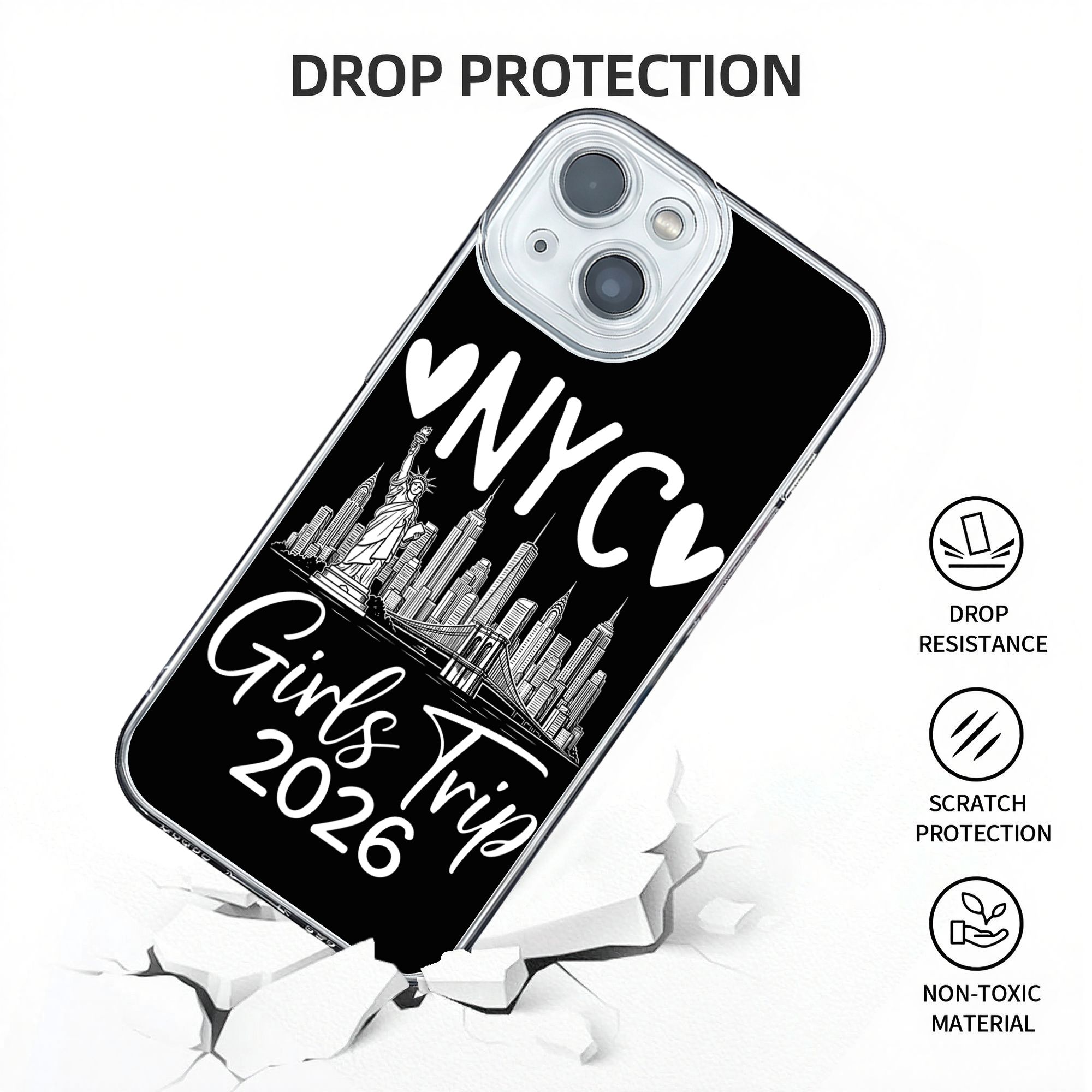 New Armor Bumper Girls Trip NY - Phone Cases Nyc บทวิจารณ์และราคา