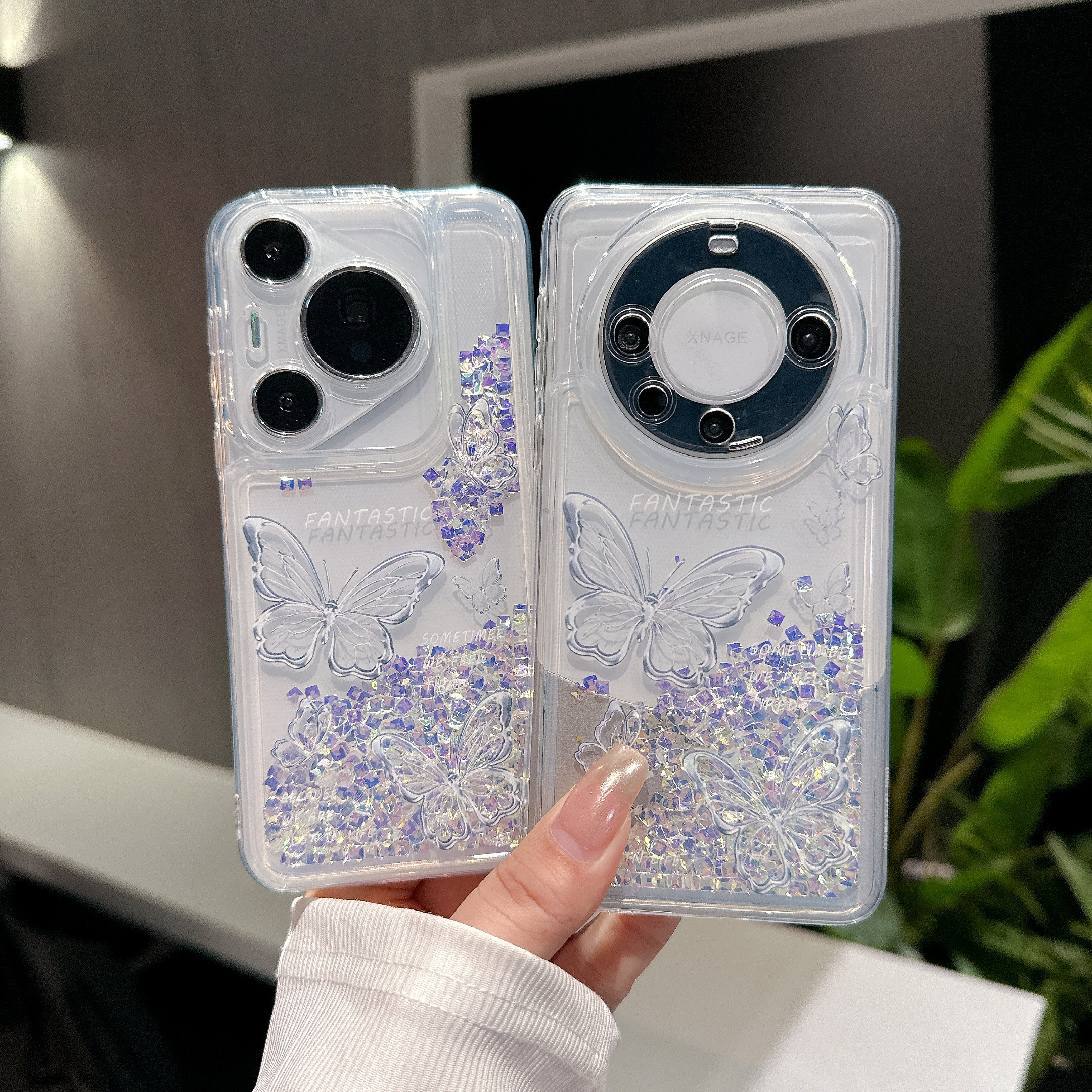 Shockproof Clear Glitter Quick - Phone Cases Ysl บทวิจารณ์และราคา