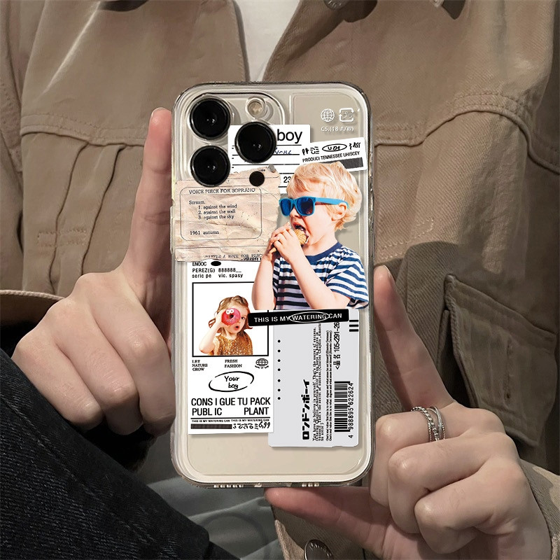Fashion Blonde Little Boy Phon - Phone Cases Xr Boys บทวิจารณ์และราคา