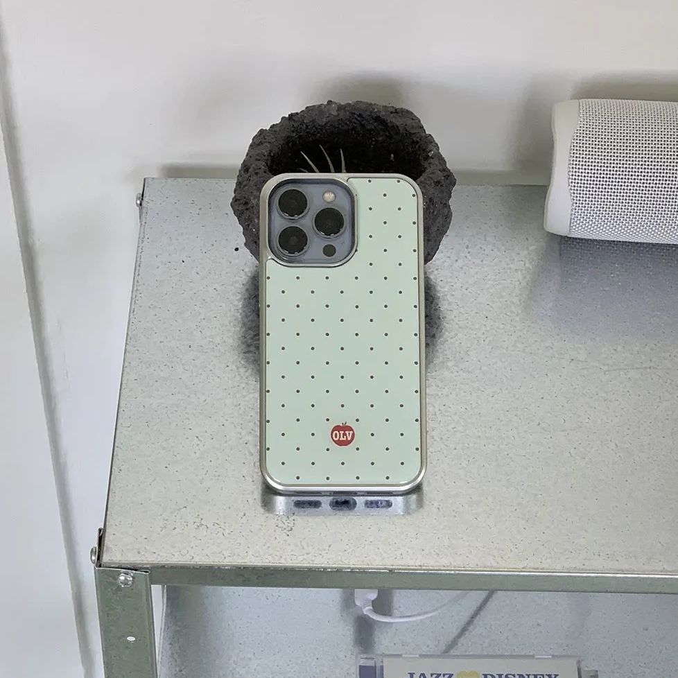 Korean Ins High-end Cartoon Ap - Phone Cases Polka Dot บทวิจารณ์และราคา
