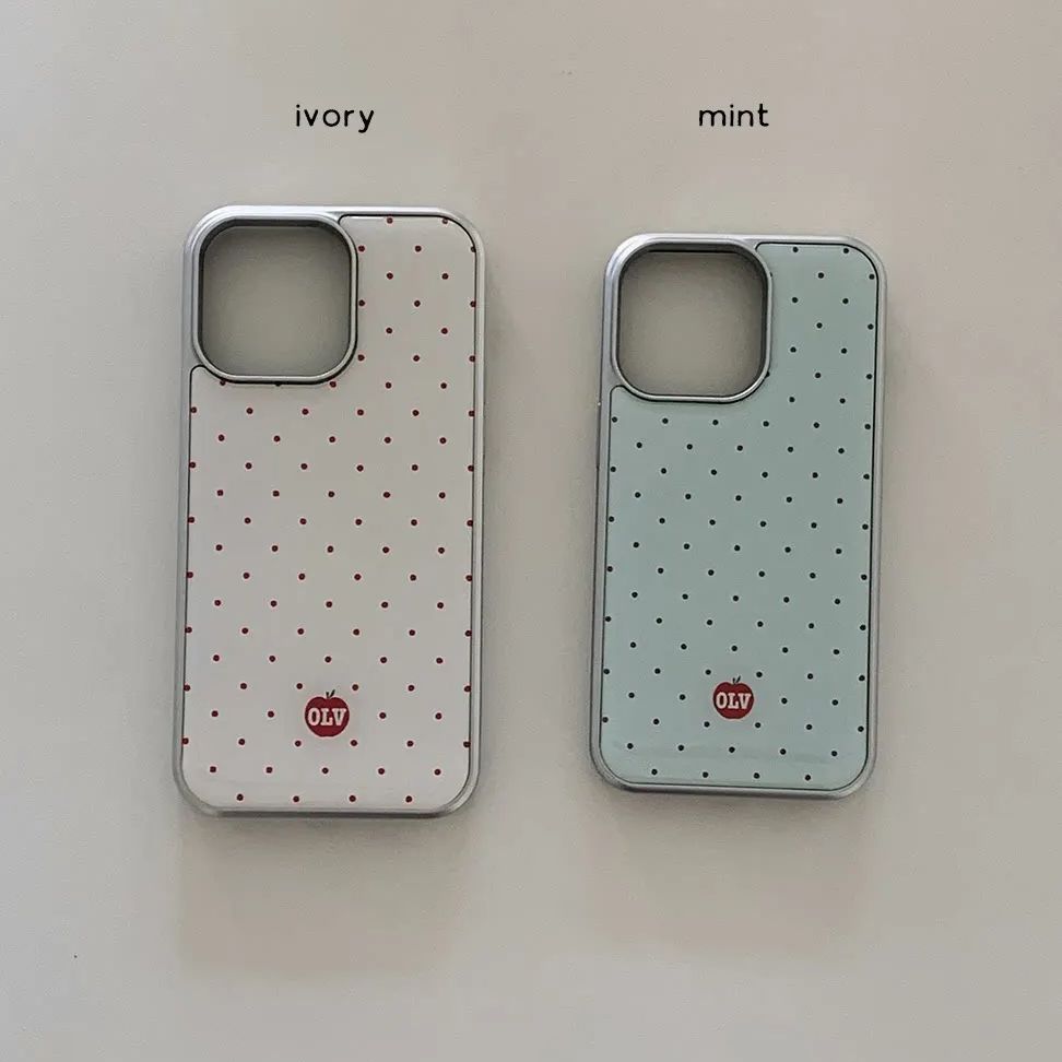 Korean Ins High-end Cartoon Ap - Phone Cases Polka Dot บทวิจารณ์และราคา
