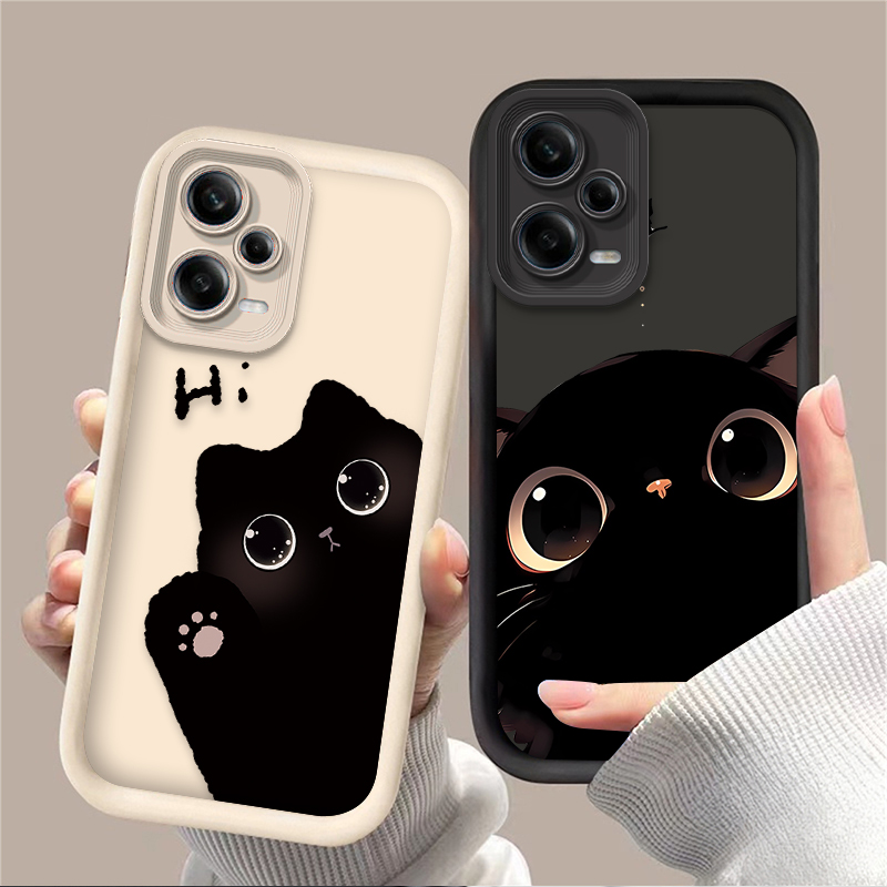 Lovely Big Eyed Cat Phone Case - Phone Cases Cat บทวิจารณ์และราคา