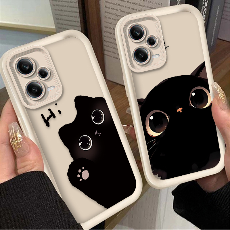 Lovely Big Eyed Cat Phone Case - Phone Cases Cat บทวิจารณ์และราคา