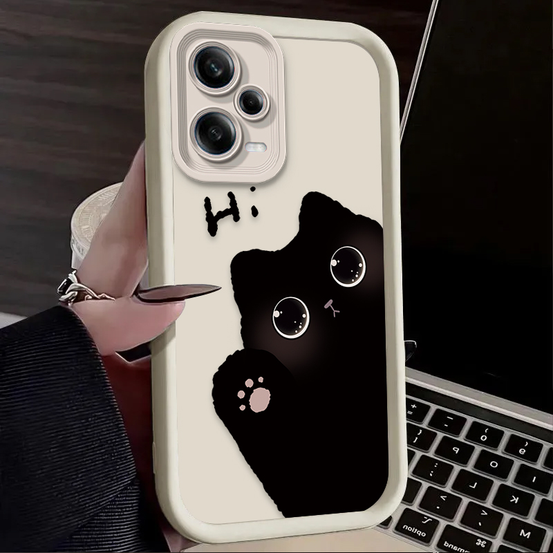 Lovely Big Eyed Cat Phone Case - Phone Cases Cat บทวิจารณ์และราคา