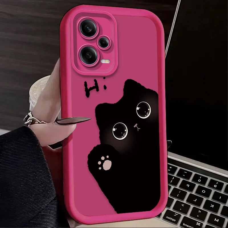 Lovely Big Eyed Cat Phone Case - Phone Cases Cat บทวิจารณ์และราคา