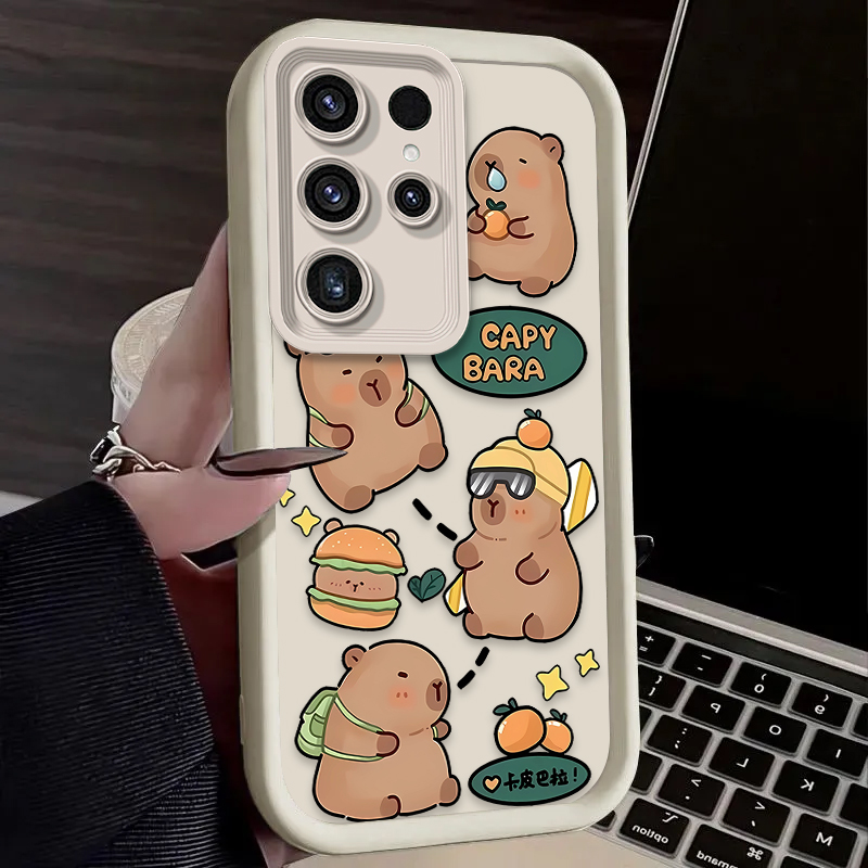 Cute Hamburger Capybara Soft P - Phone Cases For Samsung S21 5G บทวิจารณ์และราคา