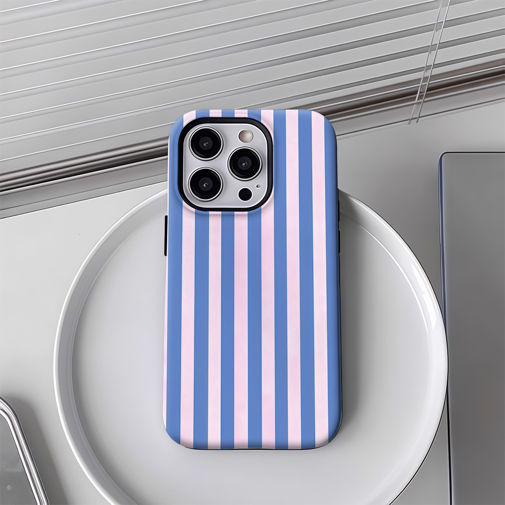Blue & Pink Vertical Stripes P - Phone Cases Uk บทวิจารณ์และราคา