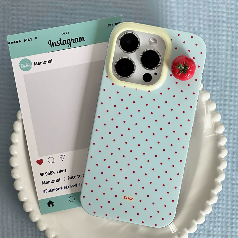 Minimalist Black Polka Dot 3D  - Phone Cases Polka Dot บทวิจารณ์และราคา