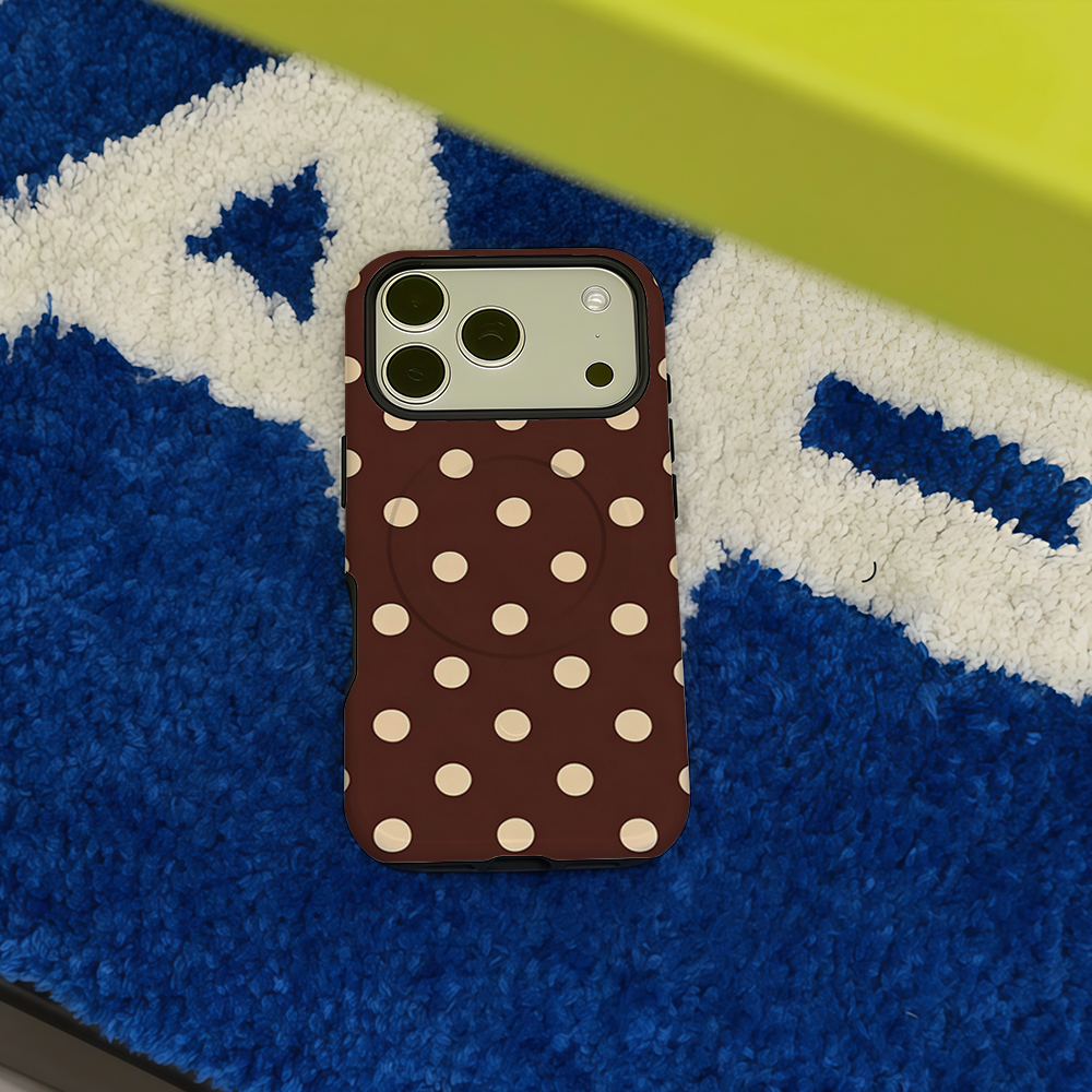 Brown Beige Polka Dot Phone Ca - Phone Cases Polka Dot บทวิจารณ์และราคา