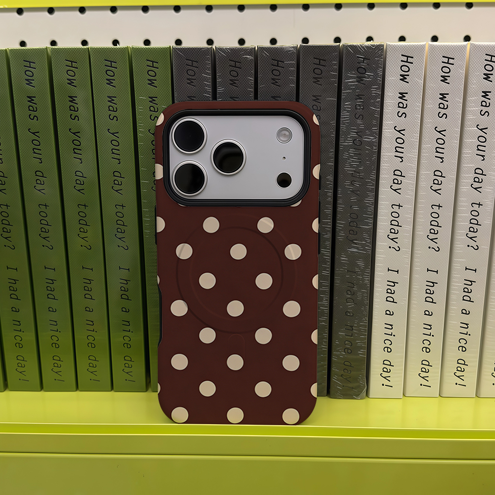 Brown Beige Polka Dot Phone Ca - Phone Cases Polka Dot บทวิจารณ์และราคา