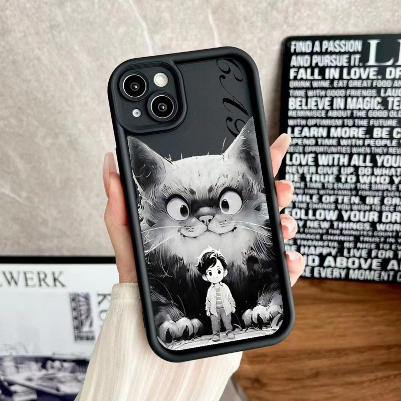 Gourde  Black Cat Girl Boy Car - Phone Cases Xr Boys บทวิจารณ์และราคา
