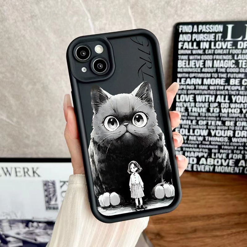Gourde  Black Cat Girl Boy Car - Phone Cases Xr Boys บทวิจารณ์และราคา