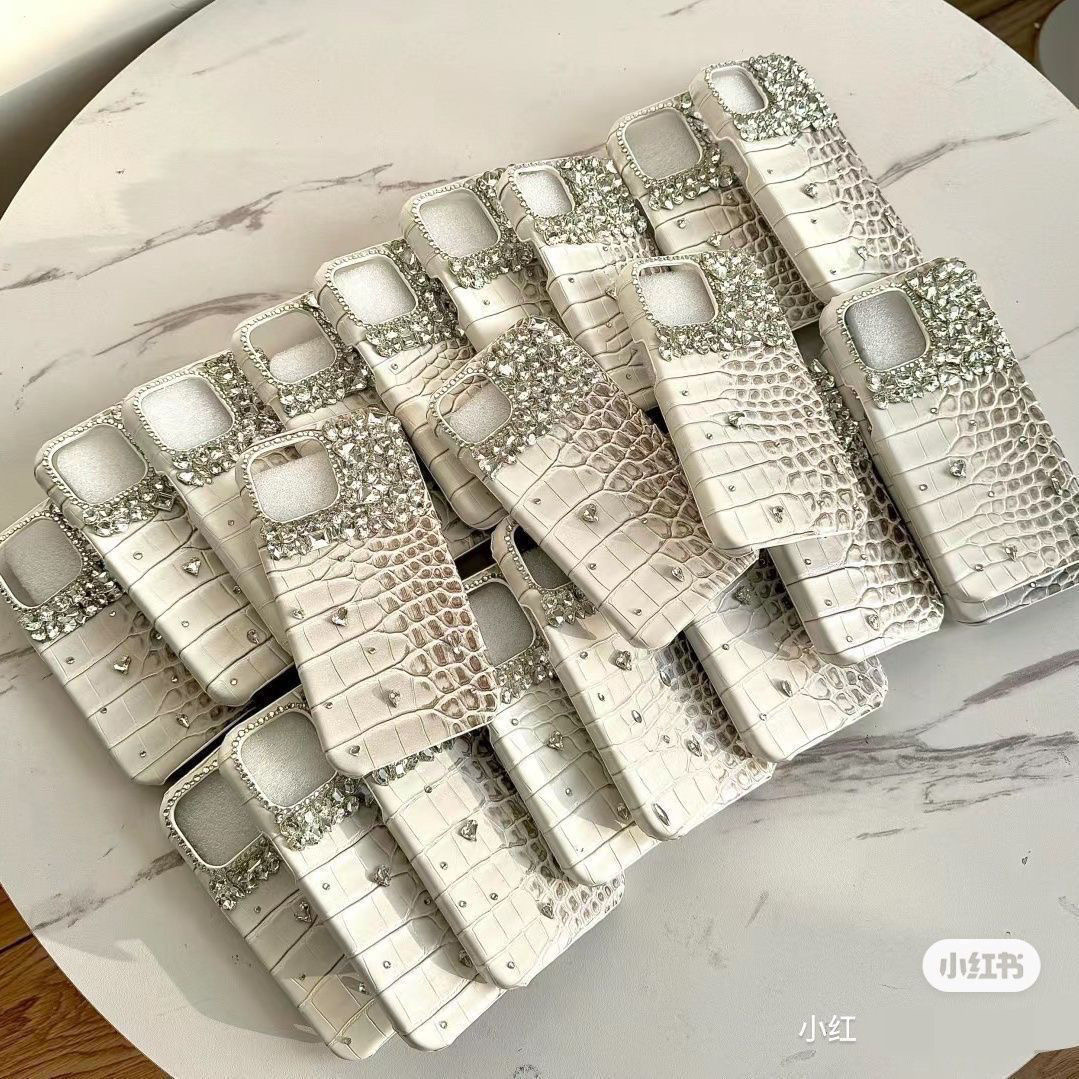 Crocodile leather diamond mobi - Phone Cases Ysl บทวิจารณ์และราคา