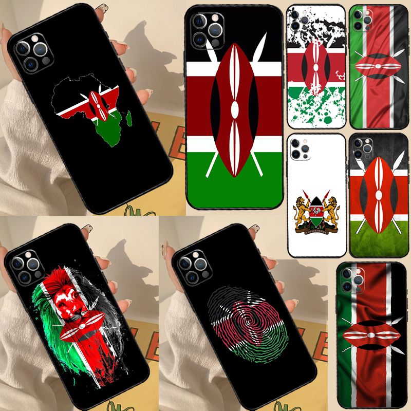 Kenya Flag Phone Case For iPho - Phone Cases Kenya บทวิจารณ์และราคา