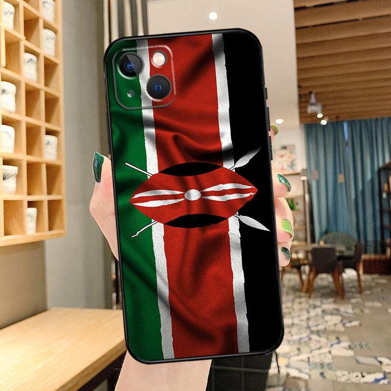 Kenya Flag Phone Case For iPho - Phone Cases Kenya บทวิจารณ์และราคา