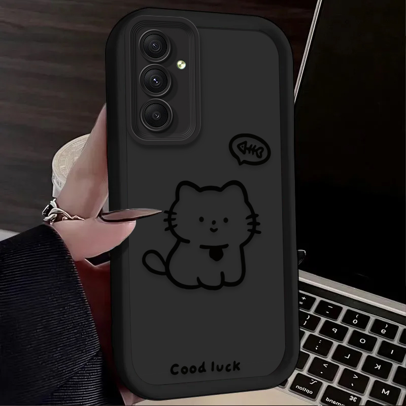Cartoon Lovely Cat Matte Phone - Phone Cases Cat บทวิจารณ์และราคา
