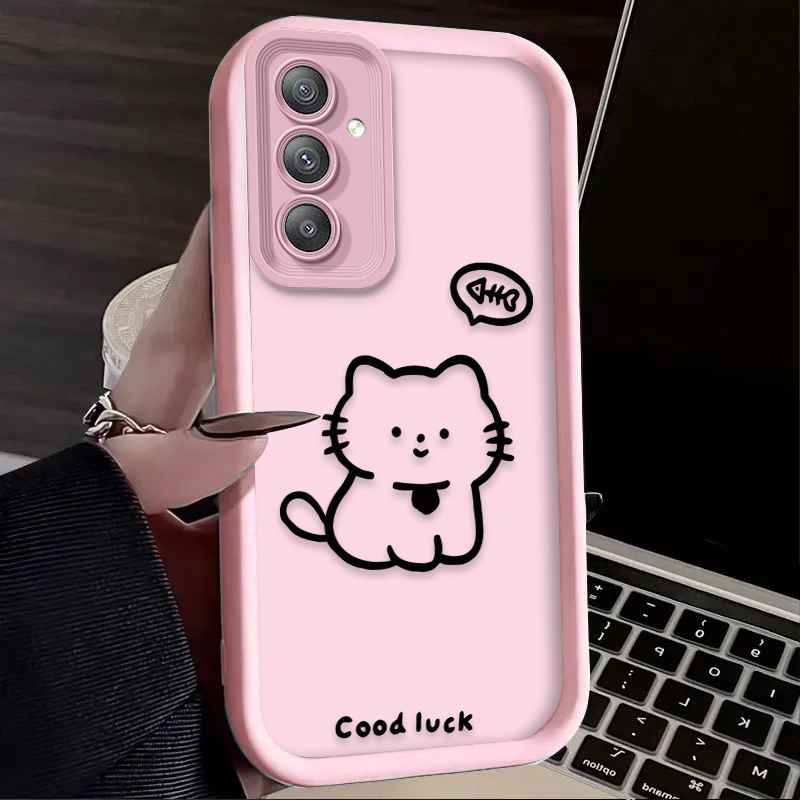 Cartoon Lovely Cat Matte Phone - Phone Cases Cat บทวิจารณ์และราคา