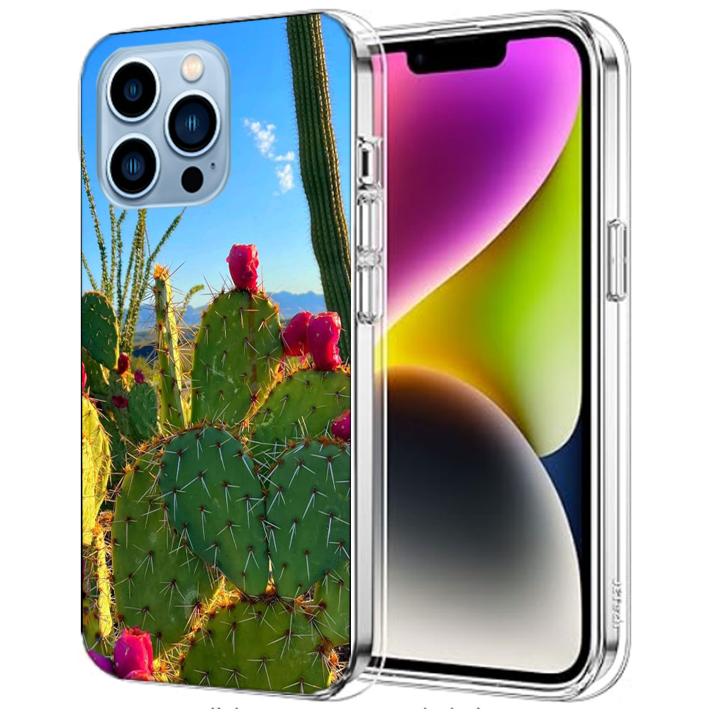 Picturesque Desert With Cacti  - Phone Cases Com บทวิจารณ์และราคา