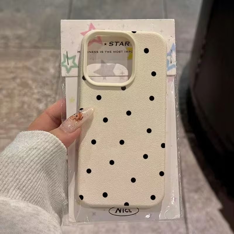 Black Polka Dots Phone Case Fo - Phone Cases Polka Dot บทวิจารณ์และราคา
