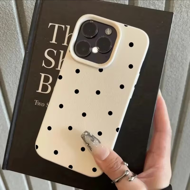 Black Polka Dots Phone Case Fo - Phone Cases Polka Dot บทวิจารณ์และราคา