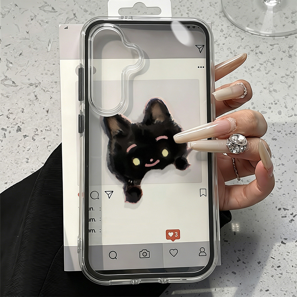 Black Cat 2in1 Phone Case For  - Phone Cases Cat บทวิจารณ์และราคา