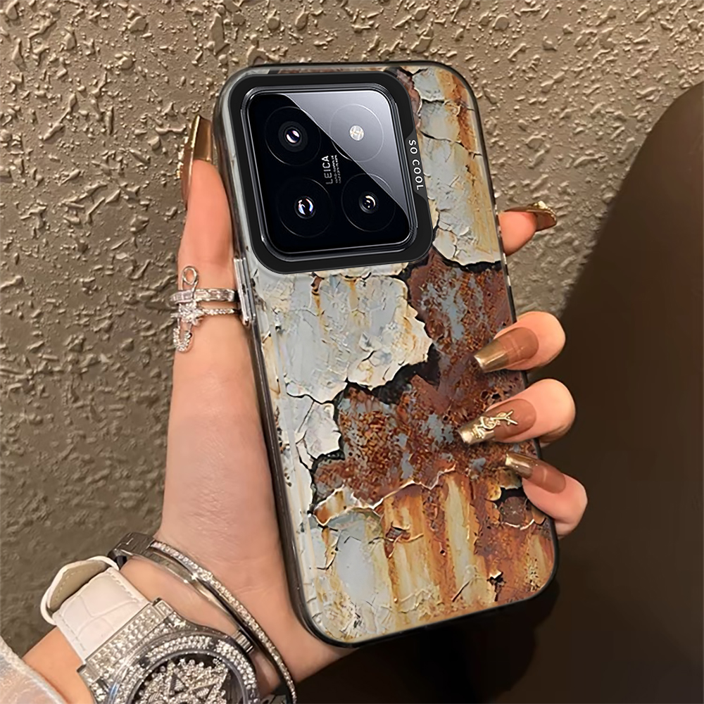 Cracked Paint Rust Texture Pho - Phone Cases Xiaomi 15 บทวิจารณ์และราคา