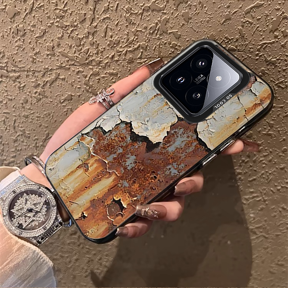Cracked Paint Rust Texture Pho - Phone Cases Xiaomi 15 บทวิจารณ์และราคา
