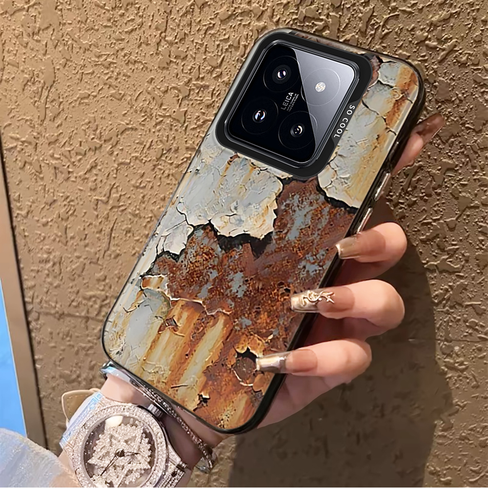 Cracked Paint Rust Texture Pho - Phone Cases Xiaomi 15 บทวิจารณ์และราคา