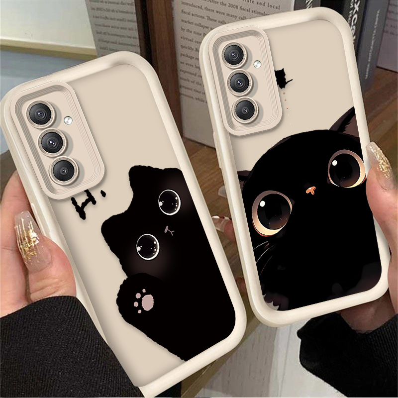 Lovely Big Eyed Cat Phone Case - Phone Cases Cat บทวิจารณ์และราคา
