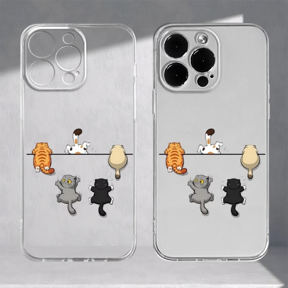 Five Cute Cat Pattern Phone Ca - Phone Cases Cat บทวิจารณ์และราคา