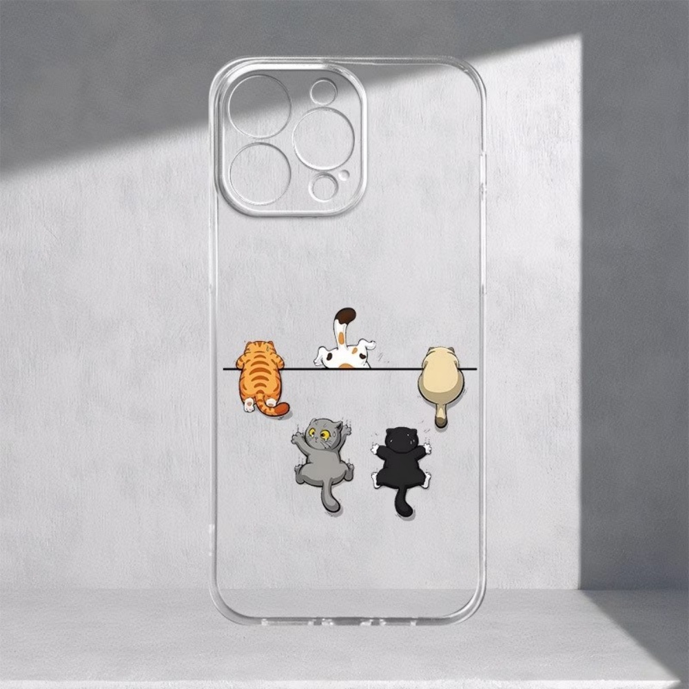 Five Cute Cat Pattern Phone Ca - Phone Cases Cat บทวิจารณ์และราคา